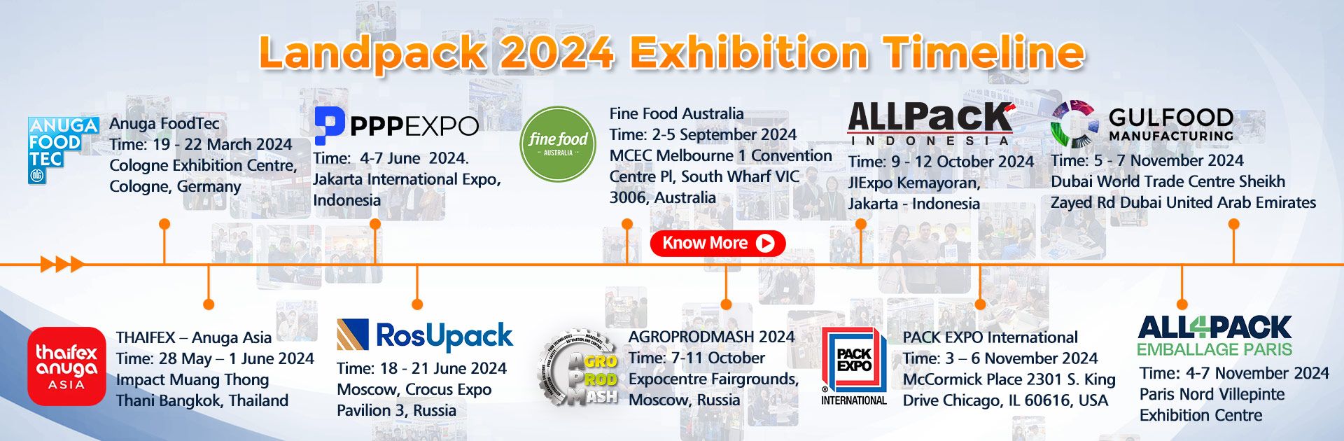 Landpack Exhibition Plan in 2024