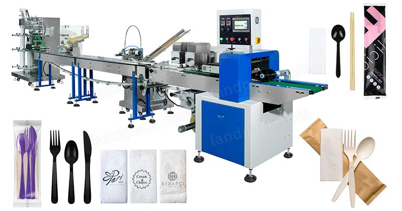 plastic cutlery packaging machine