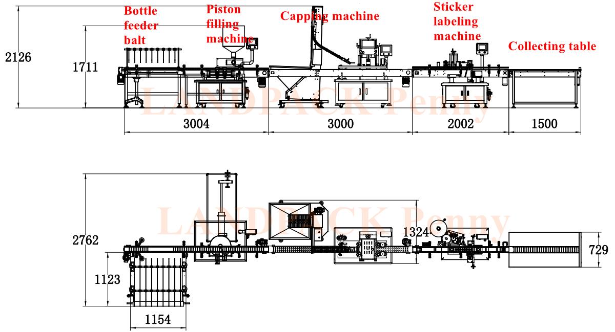 Australia Ground garlic oil Filling Capping And Labeling Line Customer Case