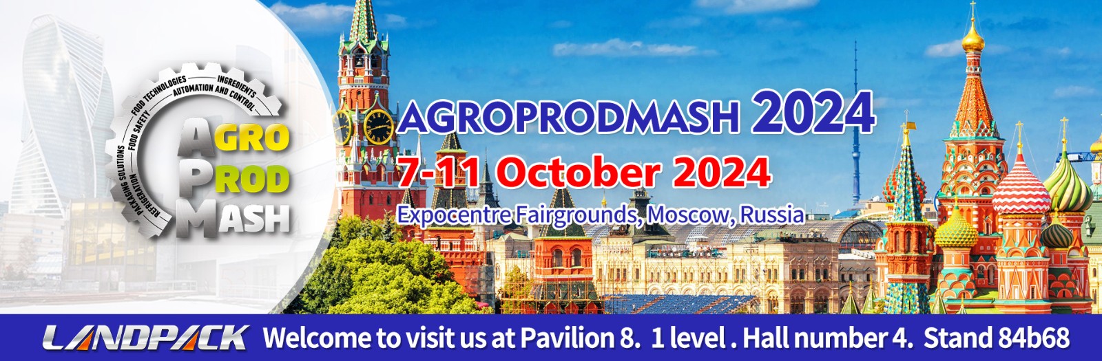 Visit LANDPACK at AGROPRODMASH 2024 Booth