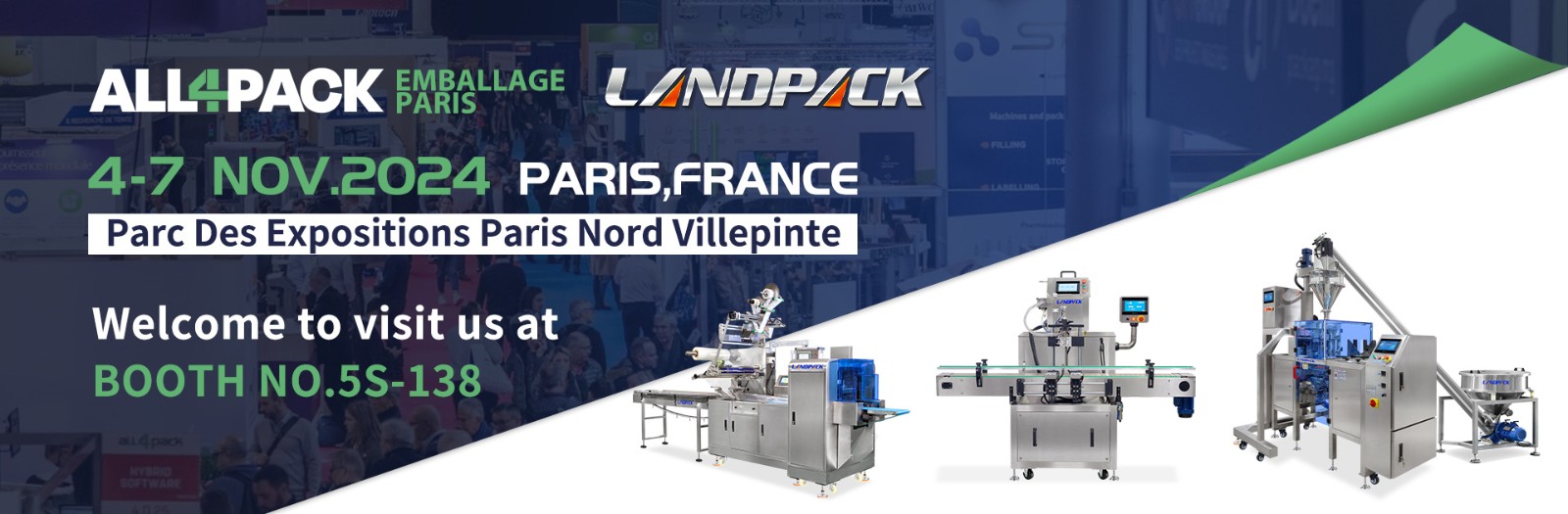 Visit LANDPACK Booth at ALL 4 PACK EMBALLAGE PARIS 2024