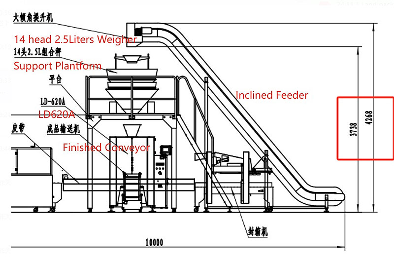 ice cube packing machine