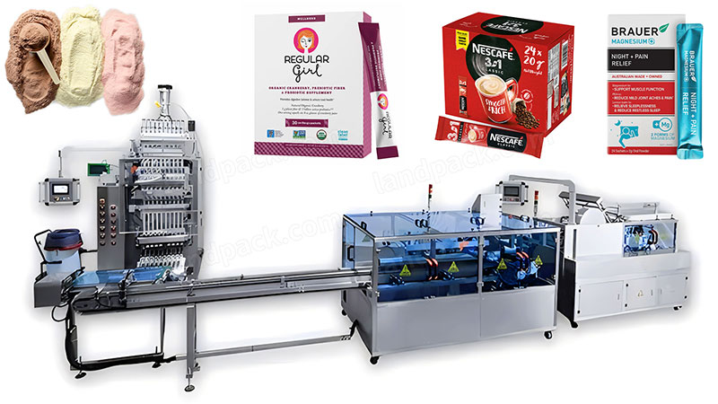 multi track packing machine