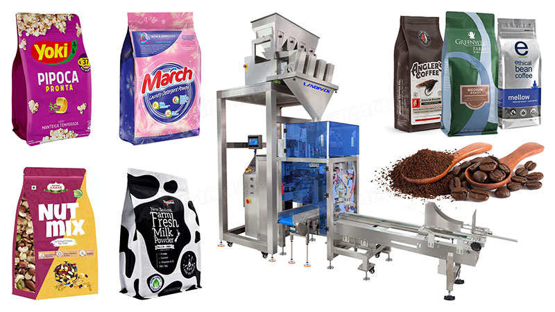 m shape pouch packing machine