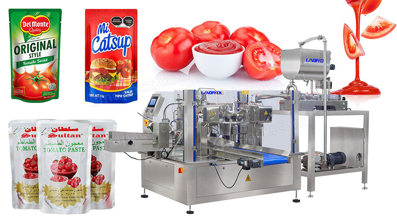 ketchup pouch packing machine