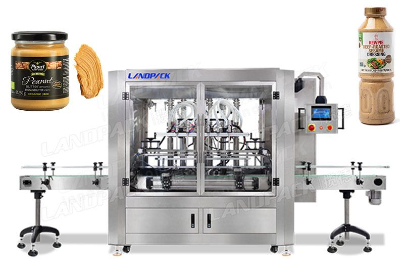 High Accuracy Piston Sauce Liquid Filling Machine