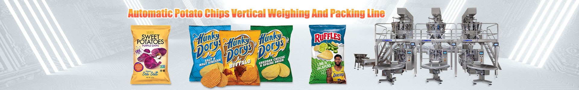 potato chip packaging machine