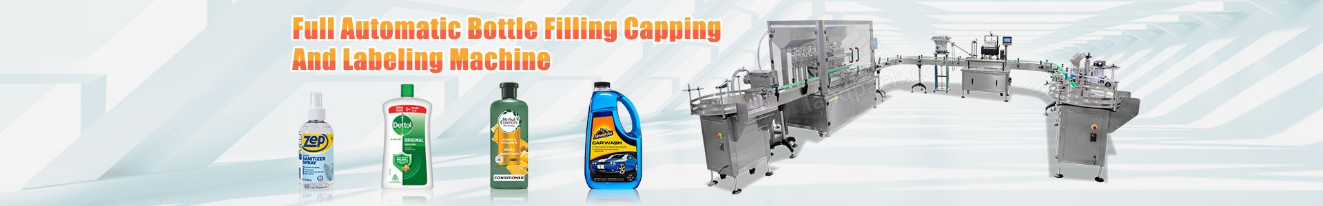 auto bottle filling capping and labeling machine