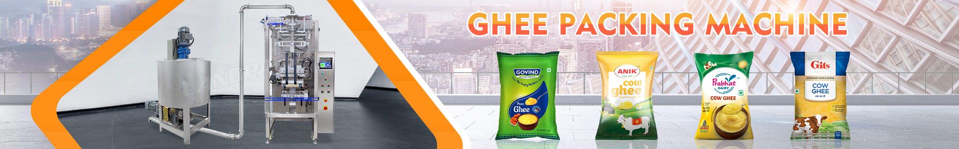 ghee pouch packing machine