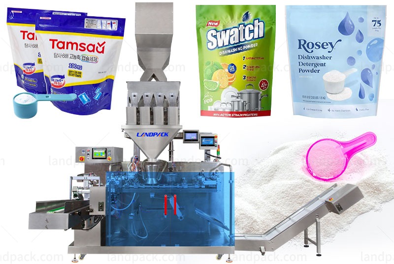 Automatic Detergent Dishwashing Powder Doypack Filling Packing Machine