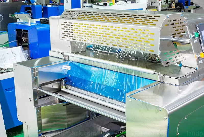 vegtable cling film packing machine