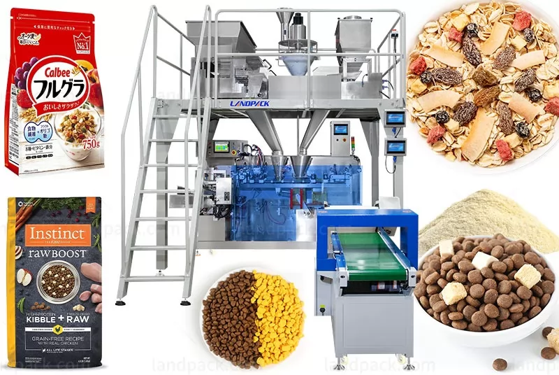 Fully Automatic Mixed Pet Food Granule And Powder Packing Machine