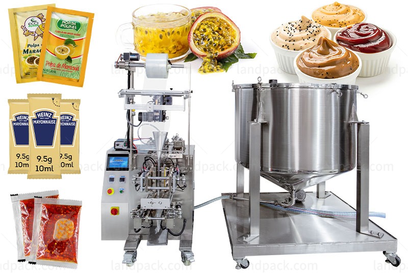 Automatic Paste Sauce Juice Liquid Vertical Sachet Packing Machine