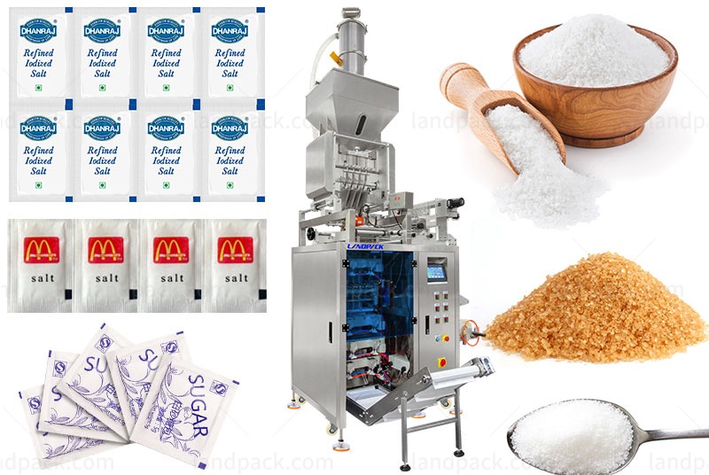 High Speed Multi Lane Seasoning Sugar Salt MSG Sachet Packaging Machine