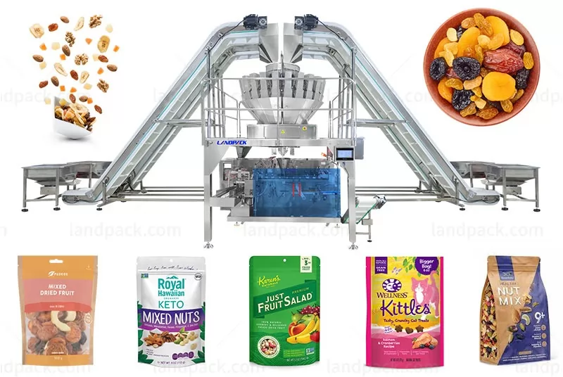 Automatic Mixed Nuts Cashew Beans Premade Pouch Packing Machine