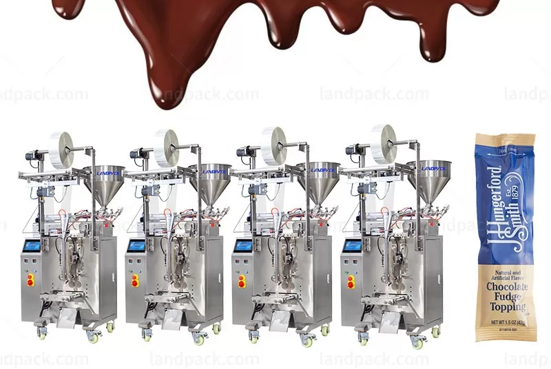 Customized Automatic Chocolate Sauce Vertical Form Filling Sealing Packing Machine