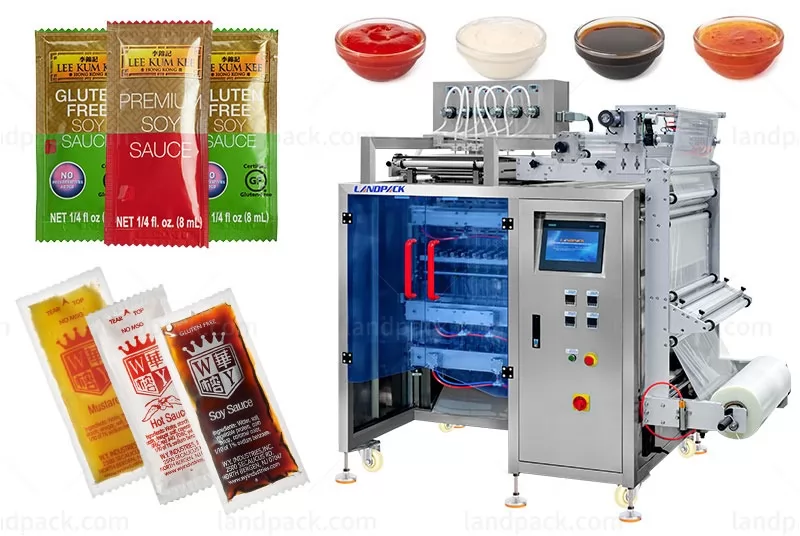 Automatic Multi Lanes Sauce Sachet Filling And Sealing Machine