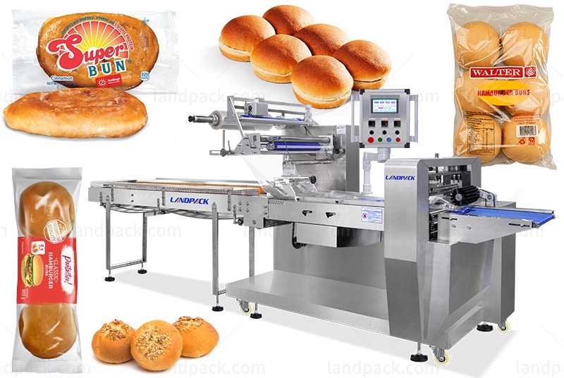 High Speed Servo Bread Horizontal Wrapping Packaging Machine