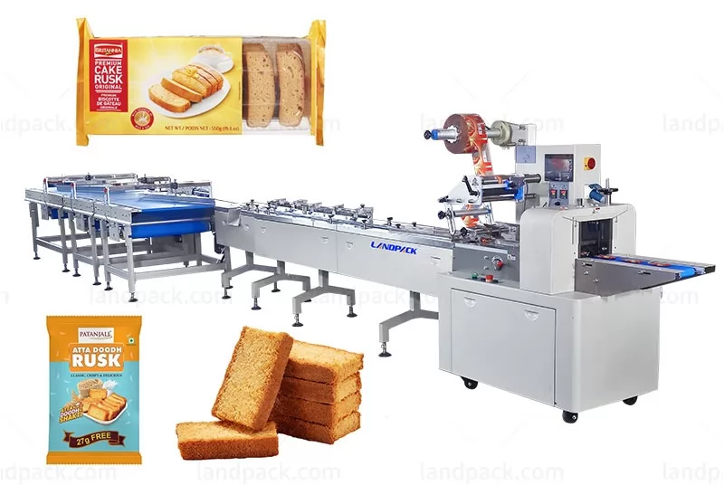 Multi-Function Feeding Packing Machine Rusk Biscuits Chocolate Wafer Packing Machine