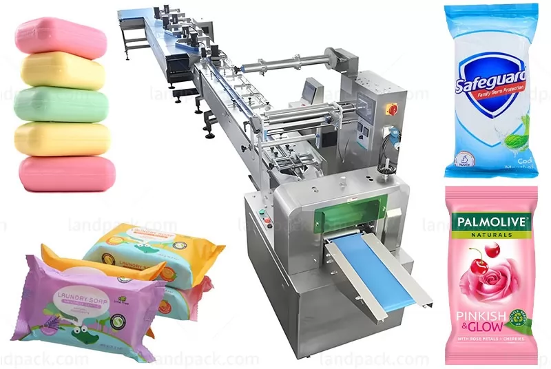 High Speed Soap Bar Flow Wrapping Machine Hotel Soap Wrapping Machine