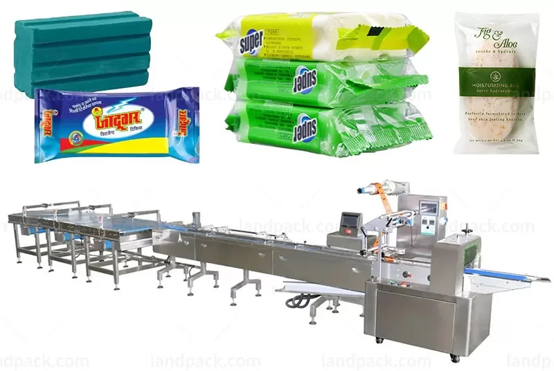 Automatic Feeding House Soap Form Fill Seal Wrapping Flow Packaging Packing Filling Machine