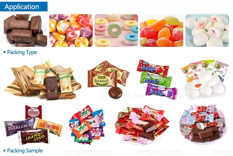 candy bar packaging machine