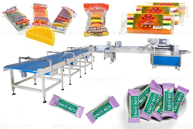 High-Speed Packaging Line Gummy Candy Automatic Feeding Packaging Machine