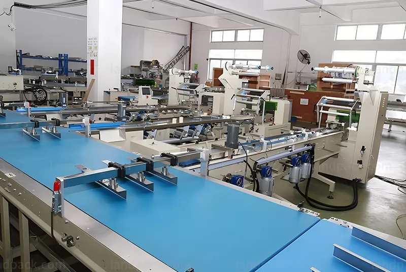 chocolate bar flow wrapping machine