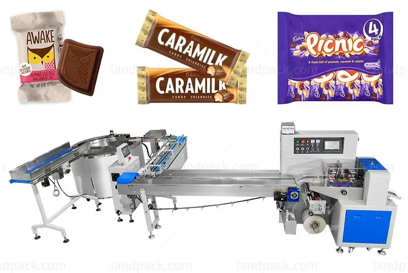 Flow Wrapper Flow Pack Machine Horizontal Packaging Machine With Turntable device