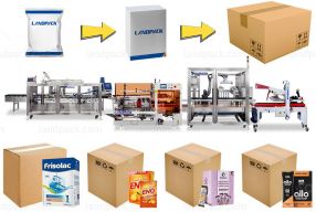 Full Automatic Box Case Carton Sealer Sealing Packing Machine Line