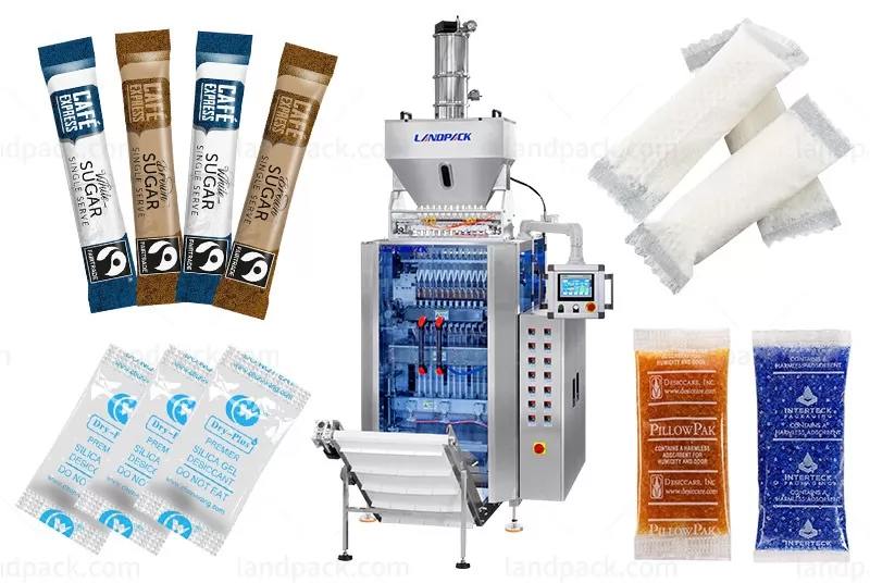 High Speed Multi Lane Fine Granule Packing Machine With Vacuum Feeder