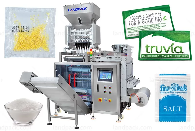 Automatic 6 Lane Pharmaceuticals Particle Sachet Filling Sealing Machine