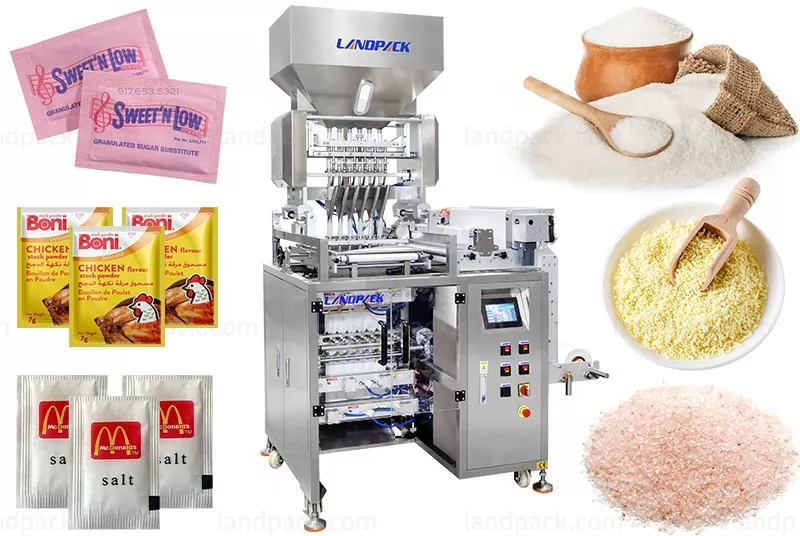 Multi Track Fine Granule 3/4-Side Sealed Sachet Bag Packaging Machine