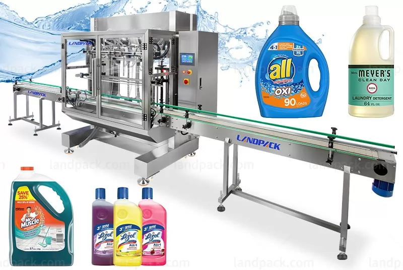 Automatic Foaming Shampoo Dish Wash Soap Detergent Liquid Bottle Filling Machine