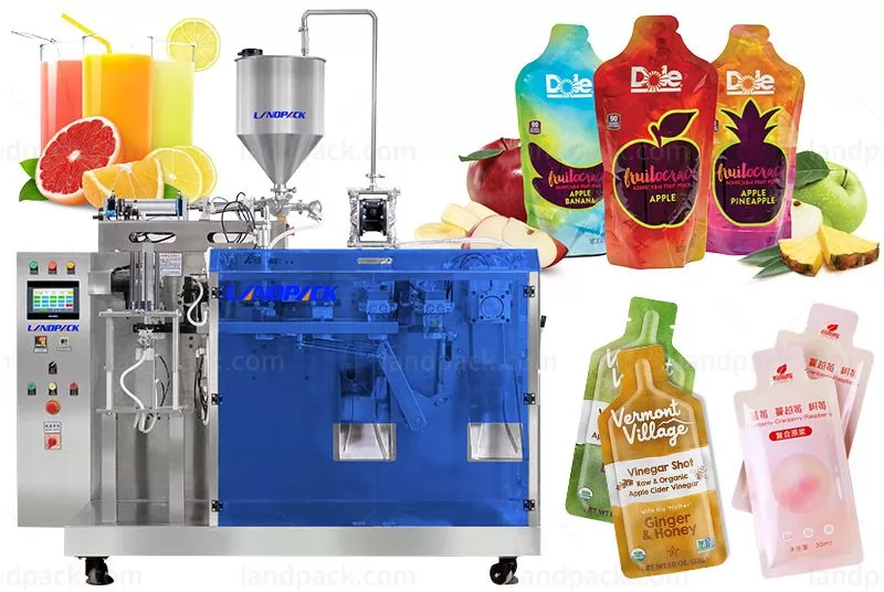 Horizontal Fruit Juice Shaped Pouch Doypack Packaging Machine