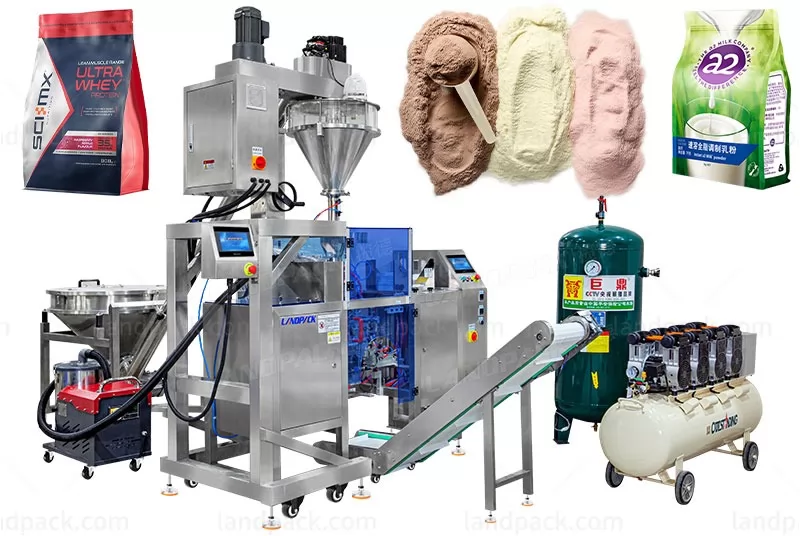 Automatic M Shape Pouch Packing Machine Powder Packing Machine