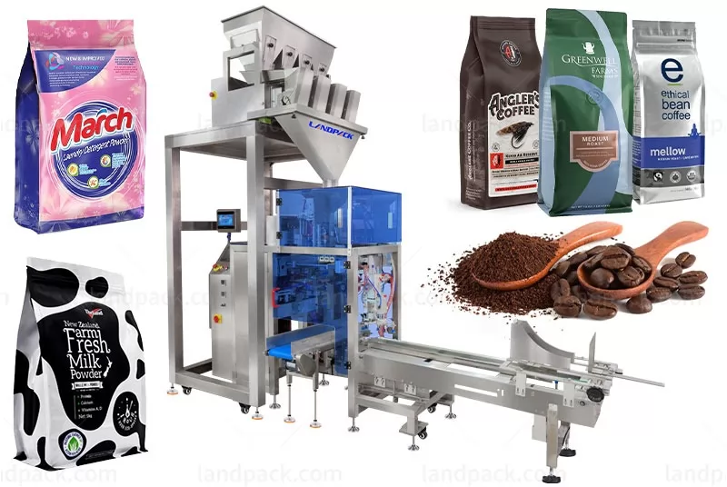 Automatic M Shape Pouch Mini Doypack Packing Machine For Granule & Powder