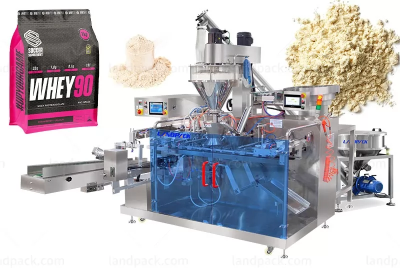 Automatic Horizontal M Shape Pouch Powder Doypack Packing Machine