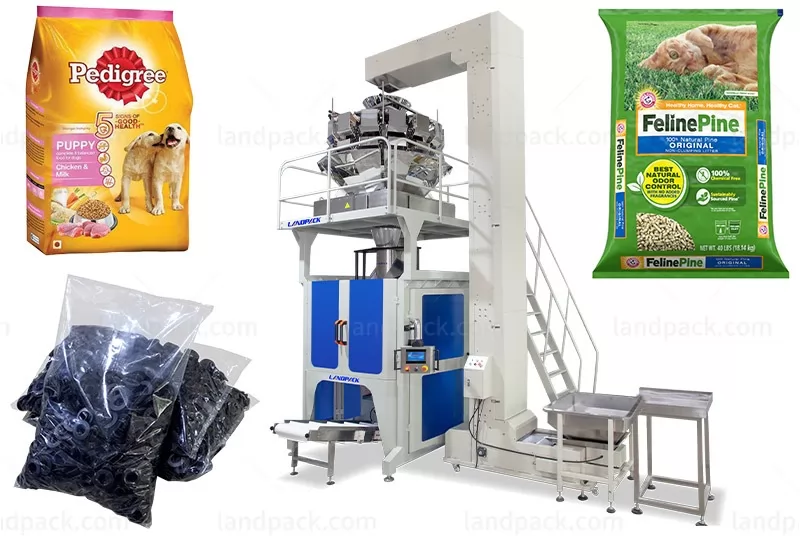 Automatic 5-15kg Multihead Weigher Granule Packing Machine