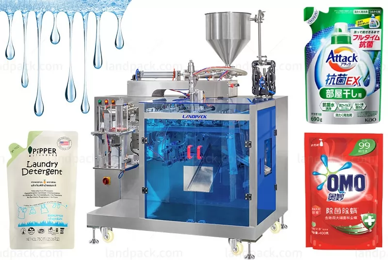 Automatic Liquid Detergent Horizontal Doypack Filling Sealing Machine