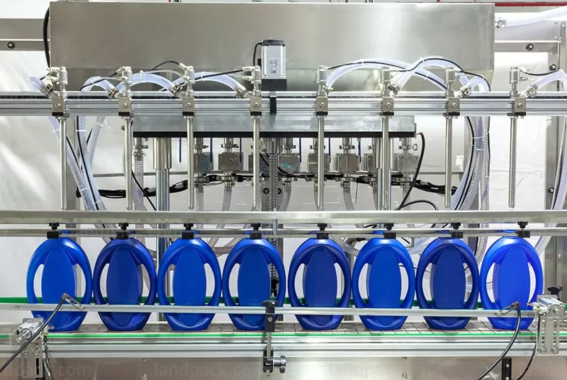 detergent filling and capping machine