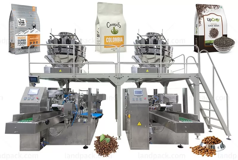 High Speed Granules M Shape Pouch Rotary Packaging Machine