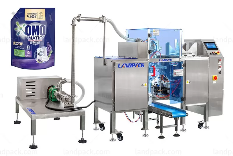 Automatic Mini Doypack Premade Pouch Packing Machine For Liquid Soap