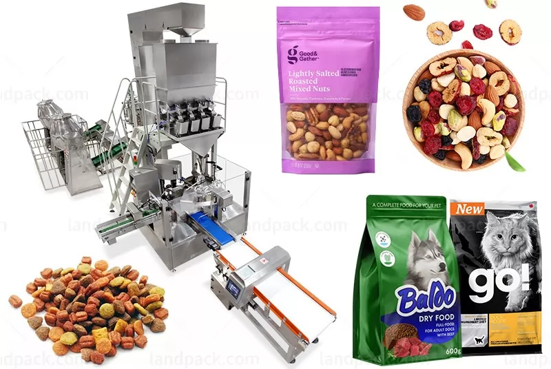 Automatic Rotary Premade Pouch Pet Food Dog Food Doypack Stand up Pouch Packing Machine