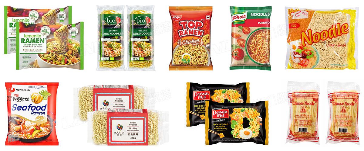 Automatic Noodles Pillow Packaging Line Spaghetti Dry Vermicelli Pasta Weighing Flow Packing Machine