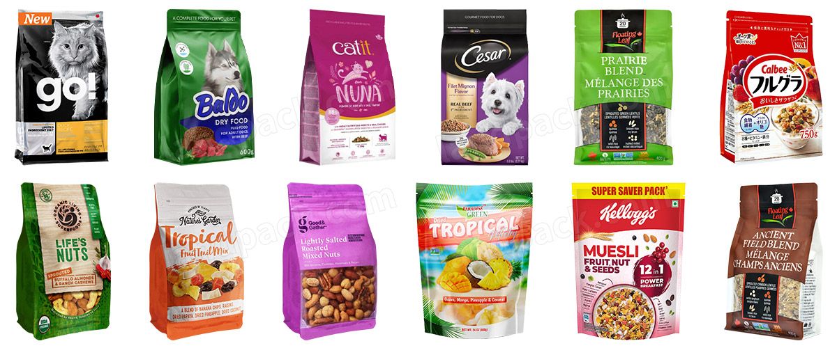 Automatic Rotary Premade Pouch Pet Food Dog Food Doypack Stand up Pouch Packing Machine